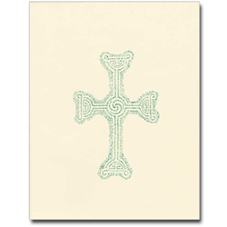 Large Celtic Cross Note Cards with Envelopes, 12/box