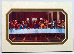 Last Supper 3.5" x 5" Matted Print