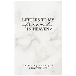 Letters to My Friend in Heaven Leather Journal