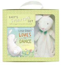 Little Rabbit Loves to Dance Book and Plush Rabbit Set