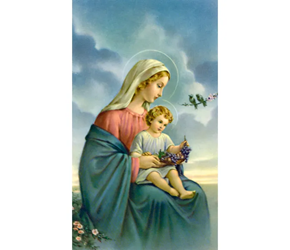 Lovely Lady Paper Prayer Card, Pack of 100