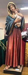Madonna della Strada 60" Full Color Fiberglass Statue from Italy