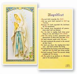 Magnificat Our Lady Of Lourdes Holy Card
