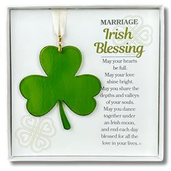 Marriage Irish Blessing Shamrock