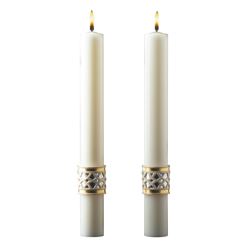 Merciful Lamb Complementing Altar Candles