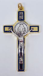 Miraculous Gold Crucifix 3"