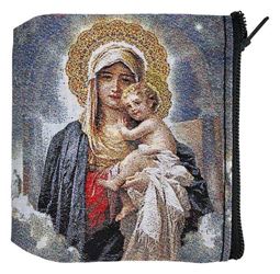 Mother and Child Rosary Case