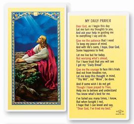 My Daily Prayer Laminated Prayer Card