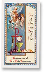 My First Holy Communion Laminated Prayer Card