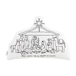 Nativity Doodle Pillow and Marker Set
