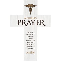 Nurses Prayer Wall Cross