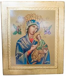 Our Lady of Perpetual Help Double Framed Plaque