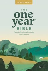 The One Year Bible NLT, Large Print Thinline Edition