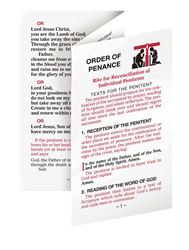 Order of Penance Tri-fold for the Penitents