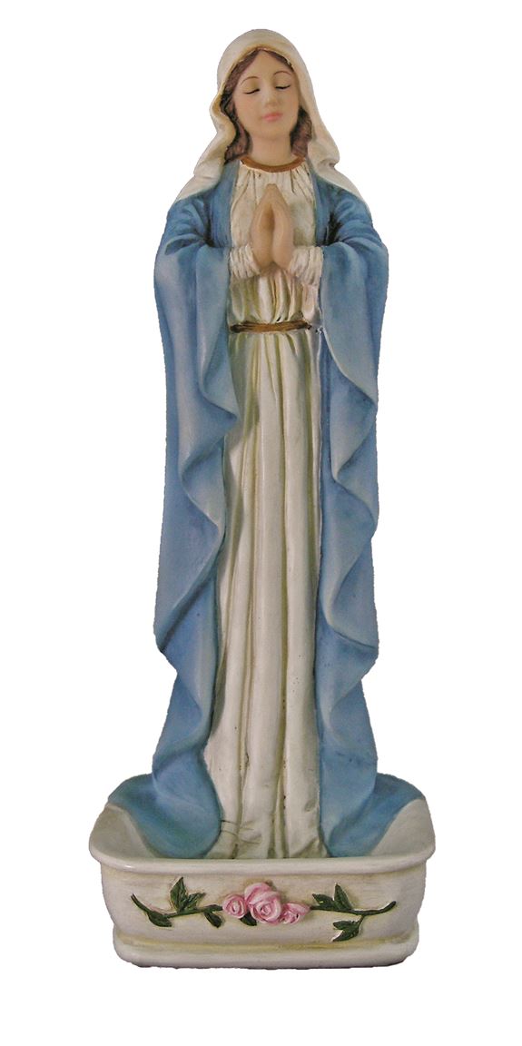 Our Lady 6.25" Rosary Holder, Full Color