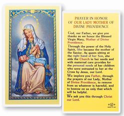 Our Lady Of Divine Providence Holy Card