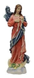 Our Lady Undoer of Knots 8" Statue, Full Color 