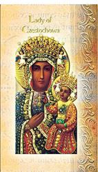 Our Lady of Czestochowa Biography Card