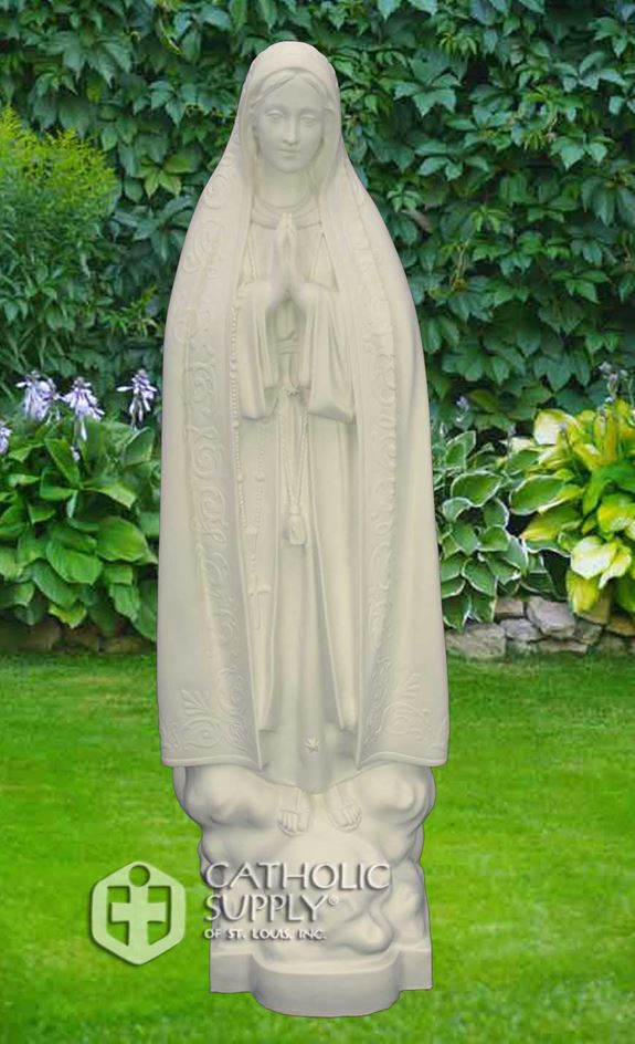 Our Lady of Fatima 32" Statue, White