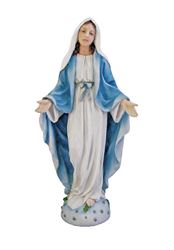 Our Lady of Grace 8" Statue, Full Color
