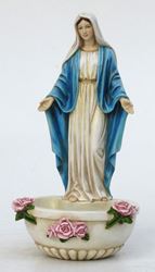 Our Lady of Grace Holy Water Font, Full Color