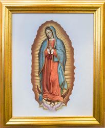 Our Lady of Guadalupe 8 x 10 Gold Framed Print