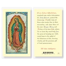 Our Lady of the Guadalupe Holy Card