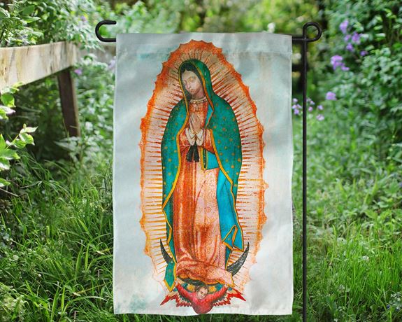 Our Lady of Guadalupe Outdoor Garden Flag