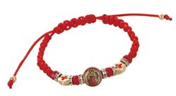 Our Lady of Guadalupe Red Adjustable Bracelet