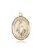 Our Lady of Lebanon Necklace Solid Gold