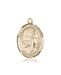 Our Lady of Lourdes Necklace Solid Gold