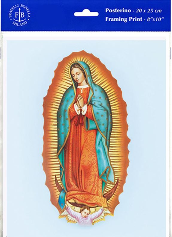 8" X 10" Our Lady of Guadalupe (Print Only)