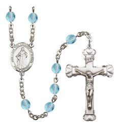 Our Lady the Undoer of Knots Patron Saint Rosary, Scalloped Crucifix