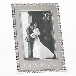 Our Wedding Day Frame, holds a 4x6 photo