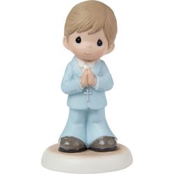 PM Brunette Boy Blessings On Your First Communion 5.25" Figurine 222022