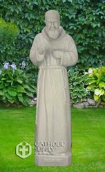 Padre Pio 24" Statue, Granite Finish