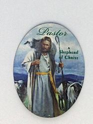 Pastor Oval Magnet/36 PK