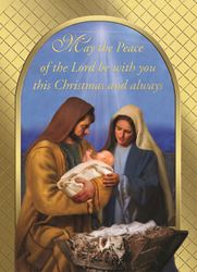 Peace of the Lord Christmas Cards for Priest to Send, Box of 25