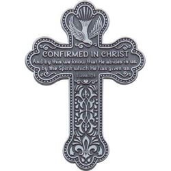 Pewter Confirmation Wall Cross
