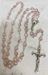 Pink Aurora Borealis Rosary from Italy - 10372