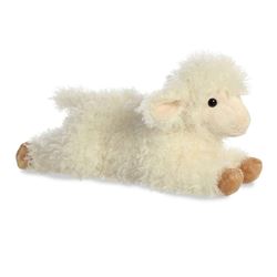 Plush Lamb, 12" Laying Down