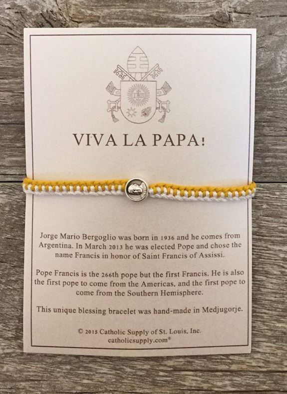 Pope Francis Blessing Bracelet
