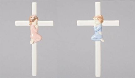 Baby Porcelain Wall Cross