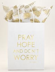 Pray Hope and Don't Worry Medium Gift Bag