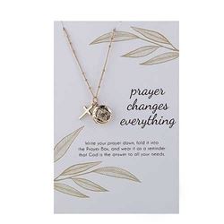 Prayer Changes Everything 18kt Gold Plated Necklace