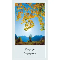 Prayer for Employment Paper Prayer Card, Pack of 100