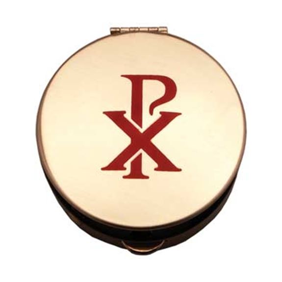 Pyx with Red Chi-Rho