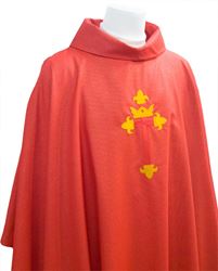 Red St. Louis Diocese Chasuble 53" Length