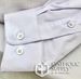 Reliant Neckband Collar White Shirt, Long Sleeve - TFS7171W