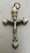 Rosary Crucifix, 1.5" Silver Oxidized 
